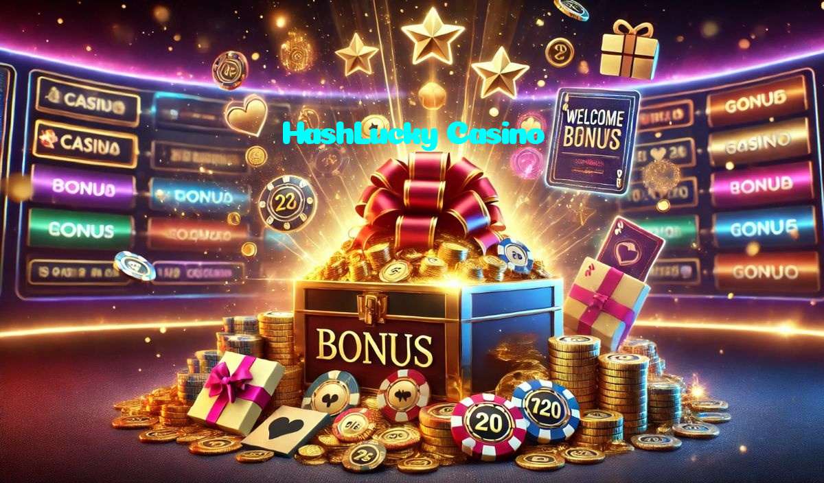 HashLucky Casino خوش آمدید بونس +600% پیشکش موبائل ایپ کے پروموشن سیکشن میں دکھائی دیتی ہے۔